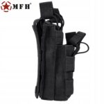 Modulinis dėtuvių dėklas „MOLLE“ 4 vietų (2+2), MFH, juodas - Image 7