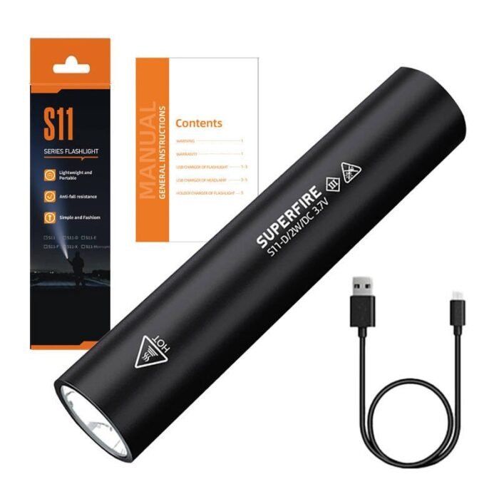 Žibintuvėlis Superfire S11-D, 135lm, USB - Image 7