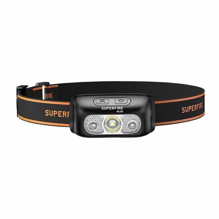 Galvos žibintuvėlis Superfire HL05-D, 110lm, USB - Image 2