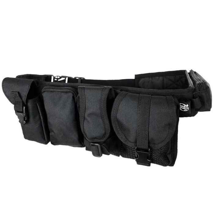 Taktinis diržas, su 6 kišenėmis, juodas - Image 3
