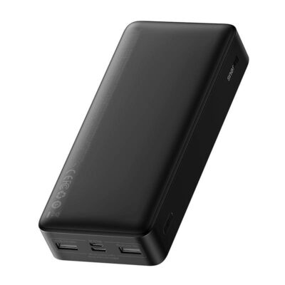Išorinė baterija Powerbank Baseus Bipow 20000mAh, 2xUSB, USB-C, 15W, juoda