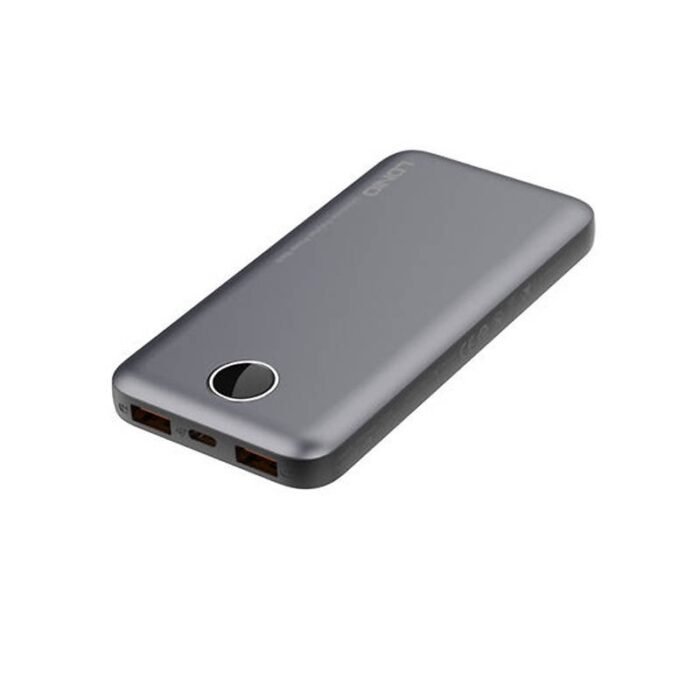 Išorinė baterija Powerbank LDNIO Ultra Slim P10, 10000mAh, pilka - Image 2