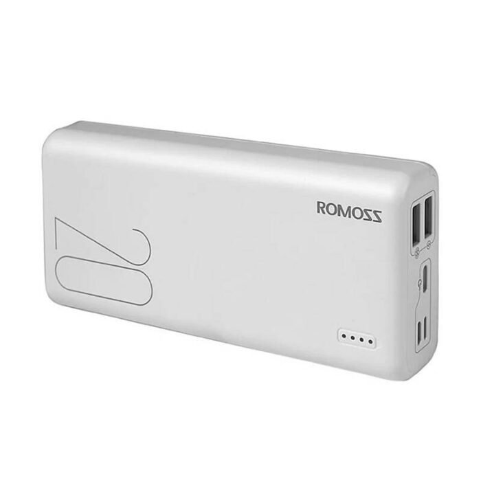 Išorinė baterija Powerbank Romoss Simple 20 20000mAh, balta - Image 3