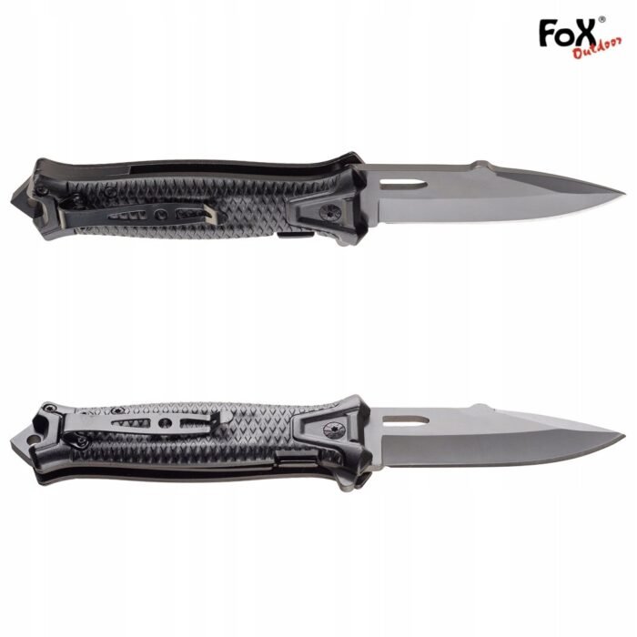 Atlenkiamas peilis Snake, juodas - Image 9