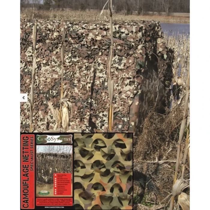 Kamufliažinis tinklas Mil-Tec CamoSystems Basic Light 2.2x3m, Flecktarn - Image 6