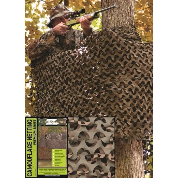 Kamufliažinis tinklas Mil-Tec CamoSystems Basic Light 2.2x3m, Woodland - Image 4