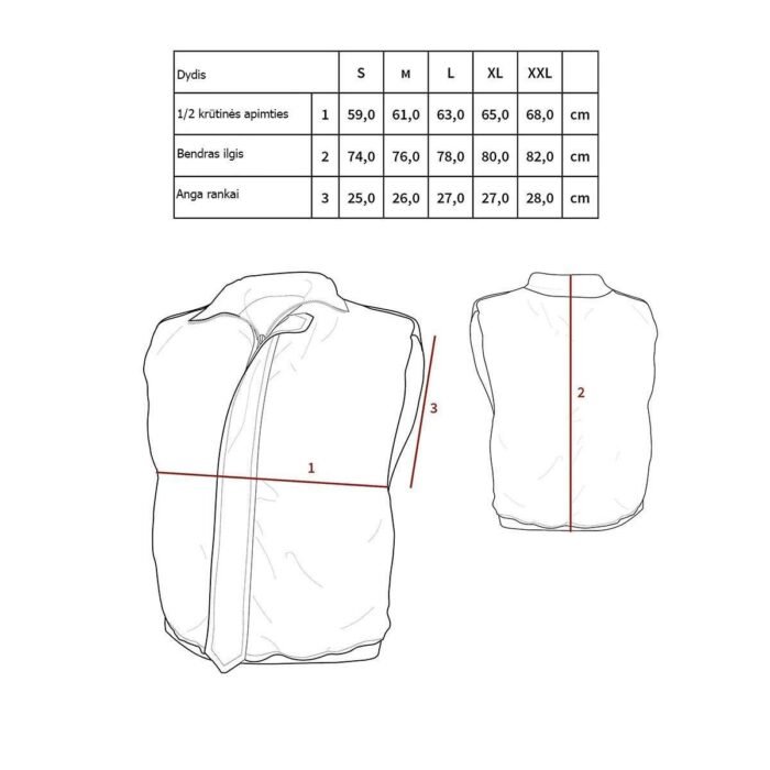 Liemenė RANGER, juoda - Image 3