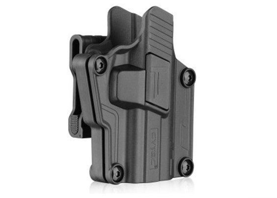 Universalus pistoleto dėklas Cytac Mega-Fit Gen.2 Belt Loop, juodas