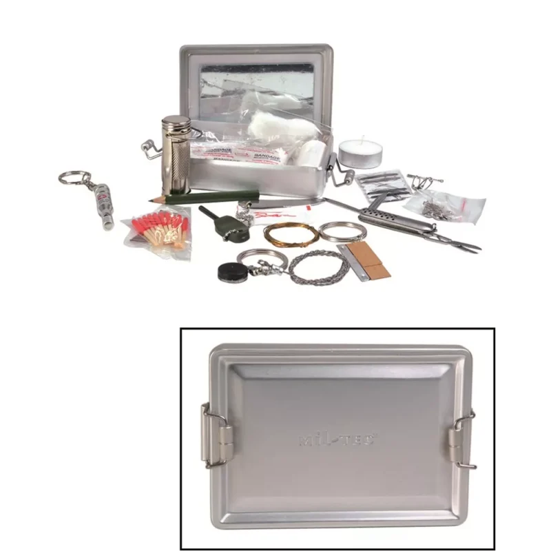 Išgyvenimo rinkinys aliuminio dėžutėje