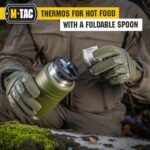 Termosas su sulankstomu šaukštu M-Tac 750ml, žalias - Image 7