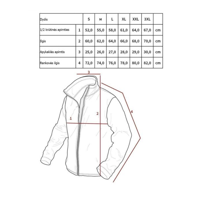 Marškinėliai Thermo Tactical, juoda - Image 3