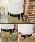 Taktinis kelnių diržas SURVIVAL Trizand, 38mm, juodas - Image 8