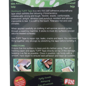 Vandeniui atsparūs pleistrai STORMSURE, TUFF TAPE, apvalūs 7,5cm, 5vnt Vandeniui atsparūs pleistrai STORMSURE, TUFF TAPE, apvalūs 7,5cm, 5vnt