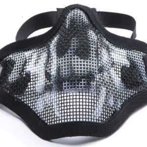 Apsauginė airsoft kaukė  ASG Stalker Lower Half Metal, Juoda/Skull