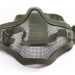 Apsauginė airsoft kaukė ASG Stalker Lower Half Metal, žalia