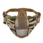 Apsauginė airsoft kaukė Stalker ASG Metal Mesh, Arid MC Camo