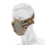 Apsauginė airsoft kaukė Stalker ASG Metal Mesh, Arid MC Camo