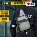 Taktinis krepšys per petį M-Tac CCW, pilkas - Image 9