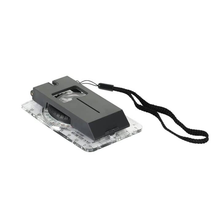 Kartografinis kompasas su veidrodžiu, didelis, M-Tac