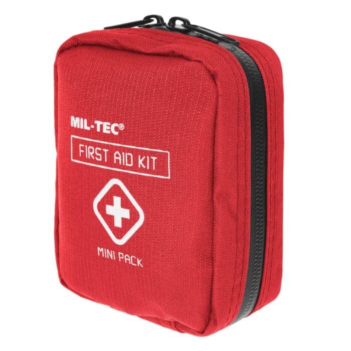 Vaistinėlė FIRST AID MINI, raudona, Mil-Tec