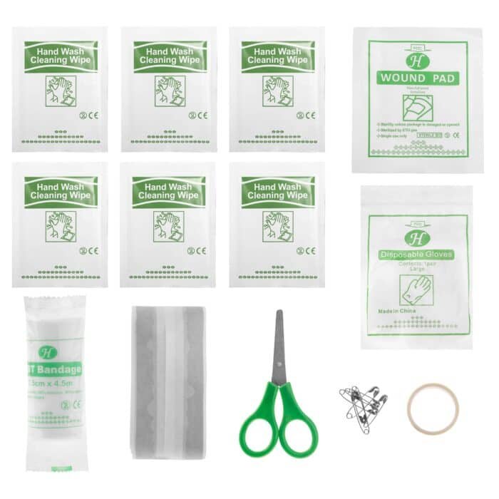 Vaistinėlė FIRST AID MINI, raudona, Mil-Tec