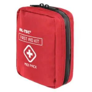 Vaistinėlė FIRST AID MIDI, raudona, Mil-Tec