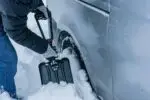 Sulankstomas sniego kastuvas, juodas, Mil-Tec