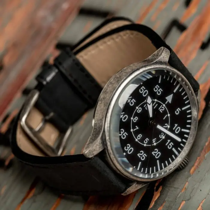 Laikrodis Retro Pilot, juodas, Mil-Tec