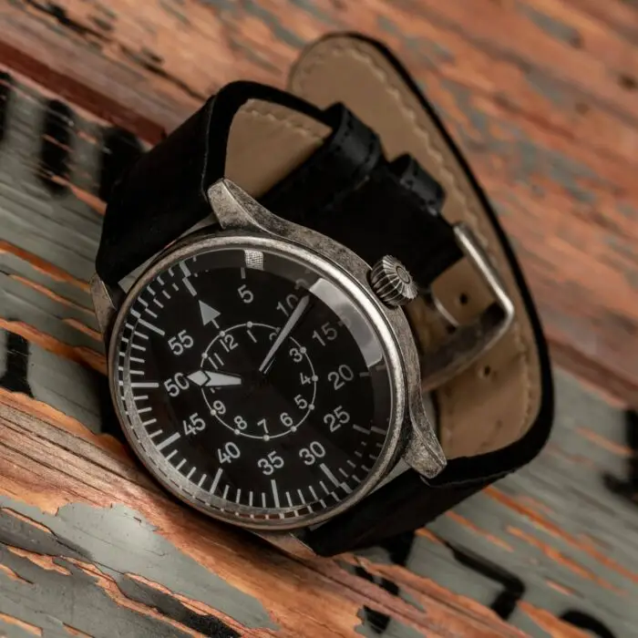 Laikrodis Retro Pilot, juodas, Mil-Tec